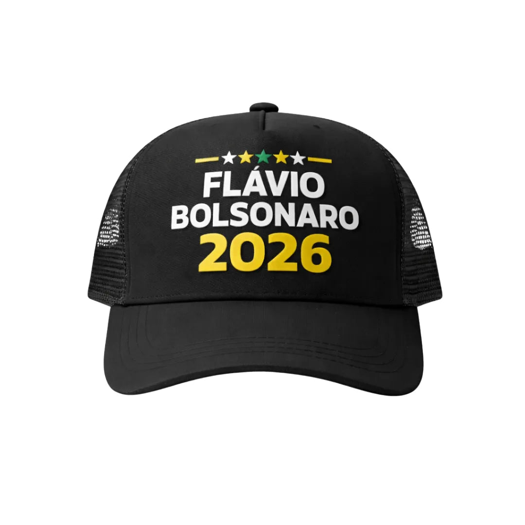 Boné Patriota Flávio Bolsonaro 2026 Oficial